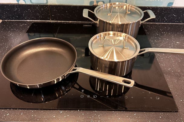 best saucepan sets indybest review Kuhn Rikon culinary fiveply three piece mixed cookware set